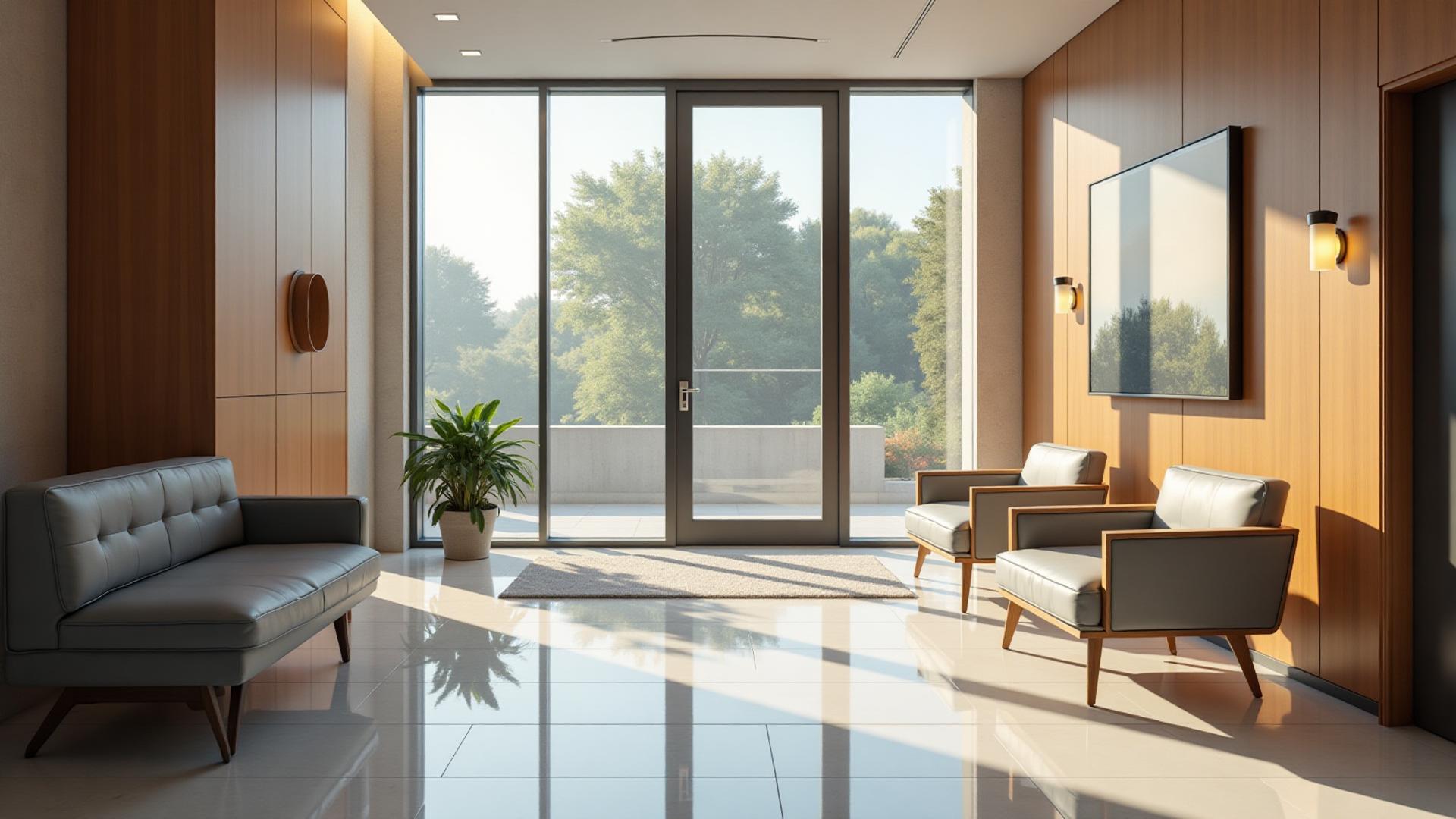 Modern healthcare facility interior